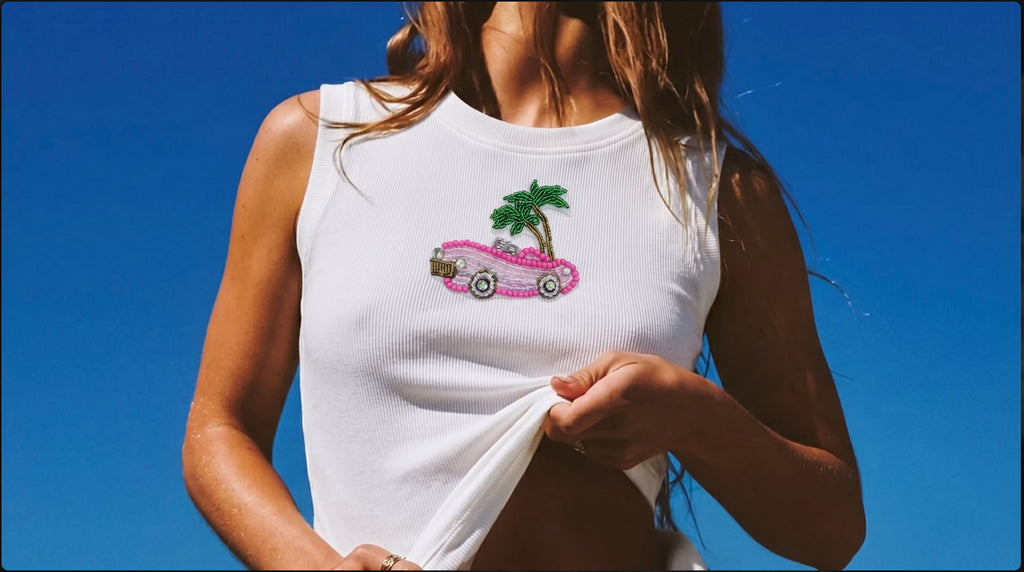 Palma Car Beaded Tanktop